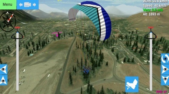 滑翔伞模拟器截图